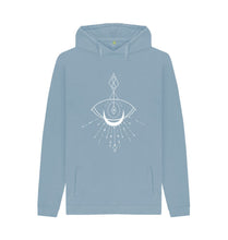 Load image into Gallery viewer, Stone Blue Eye See You Hoodie