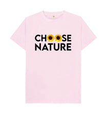 Load image into Gallery viewer, Pink Choose Nature T-shirt