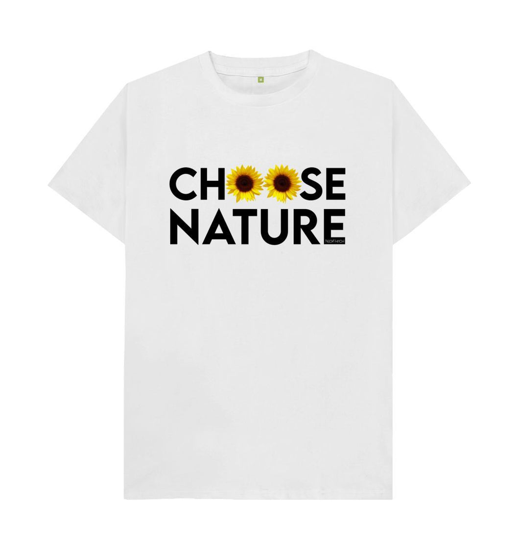 White Choose Nature T-shirt