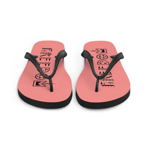 Pink Freedom Flip-Flops