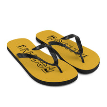 Load image into Gallery viewer, Yellow Freedom Flip-Flops