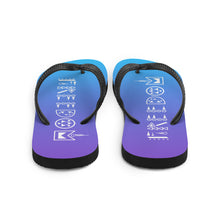 Load image into Gallery viewer, Purple &amp; Blue Freedom Flip-Flops