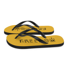 Load image into Gallery viewer, Yellow Freedom Flip-Flops