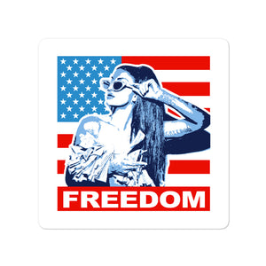 Freedom sticker