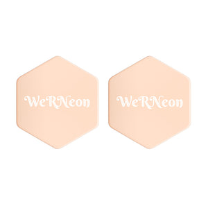 WeRNeon Gold Stud Earrings