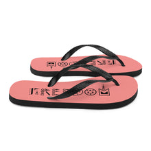 Load image into Gallery viewer, Pink Freedom Flip-Flops
