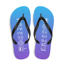 Load image into Gallery viewer, Purple &amp; Blue Freedom Flip-Flops