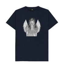 Load image into Gallery viewer, Navy Blue Namaste T-shirt