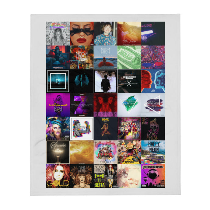 Neon Discography Blanket